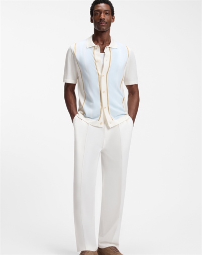 Hugo Boss - Lastro Polo Cardigan - Open White
